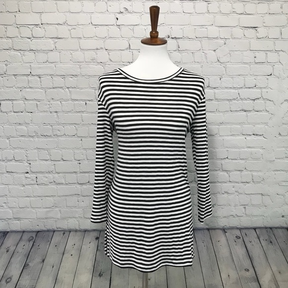 Old Navy Tops - Black and White Stripe Tunic